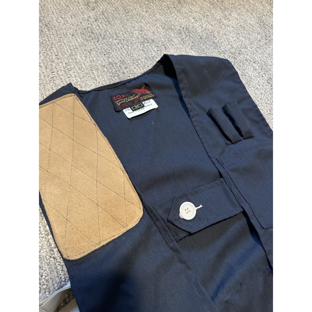 10-X America's Finest Sport clothing vest‎ Medium hunting fishing USA Vintage